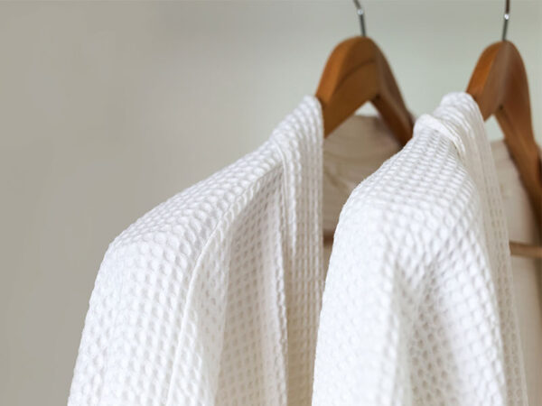 Ρόμπα Πικέ Shawl Collar Χωρίς Ρέλι - 100% Βαμβάκι